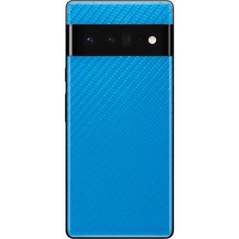 Blue Carbon Fiber Specialty Material Google Pixel 6 Pro Skin